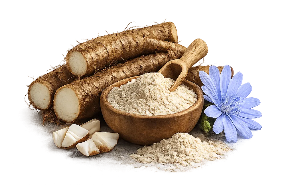 Inulina powder with root ingredients