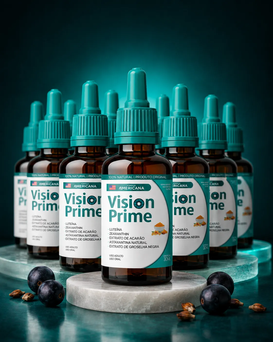 Conjunto de frascos Vision Prime